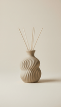 Sculpted Reed Diffuser — Sandstone Beige