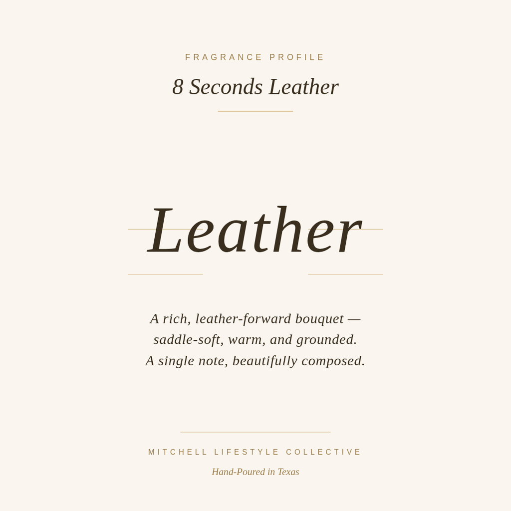 8 Seconds Car Diffuser | 8 ml | Coach's Candles
