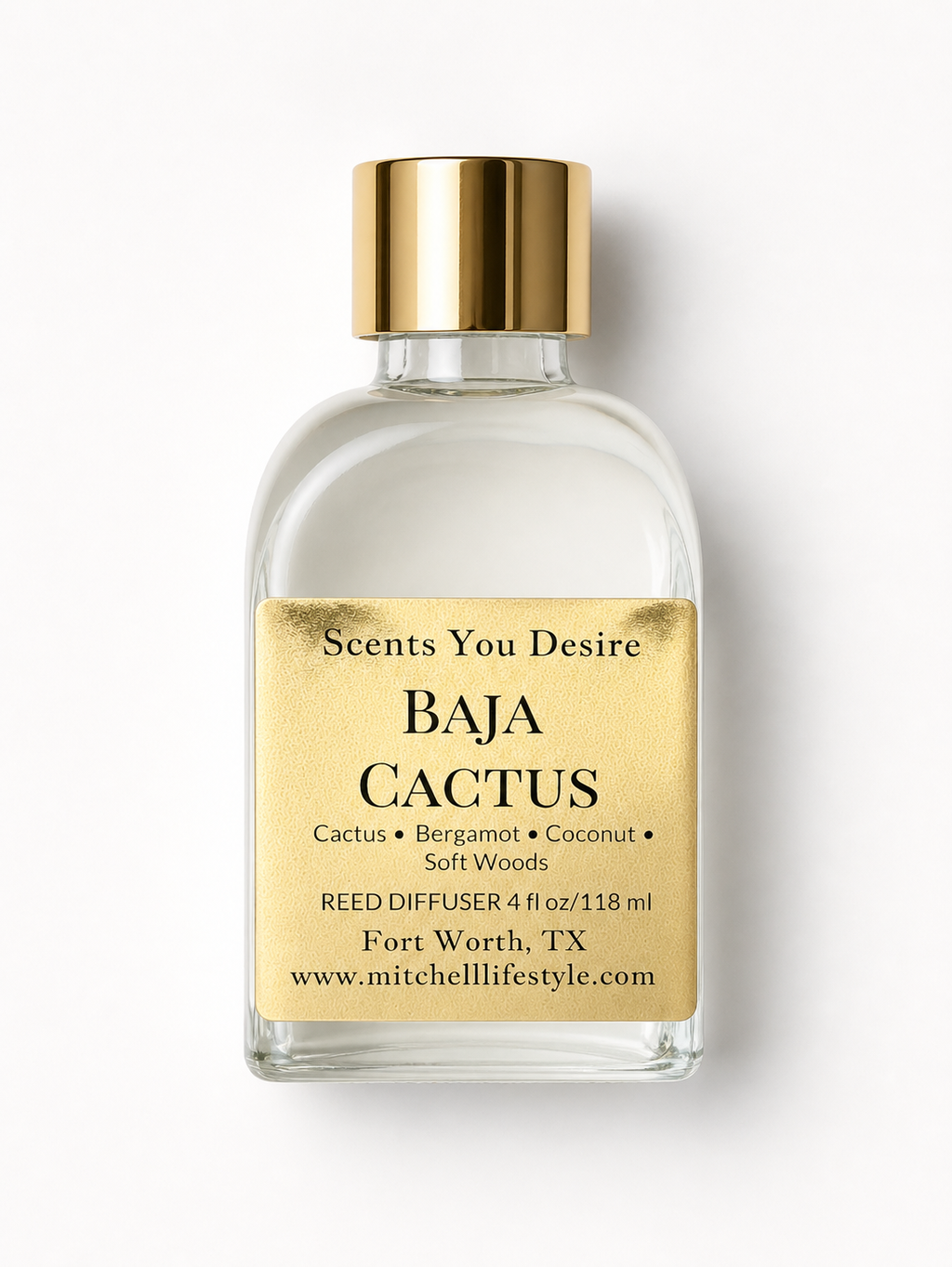Baja Cactus Reed Diffuser | 4 oz - Scents You Desire