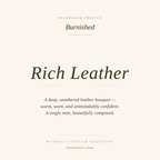 Burnished Soy Candle | Rich Leather
