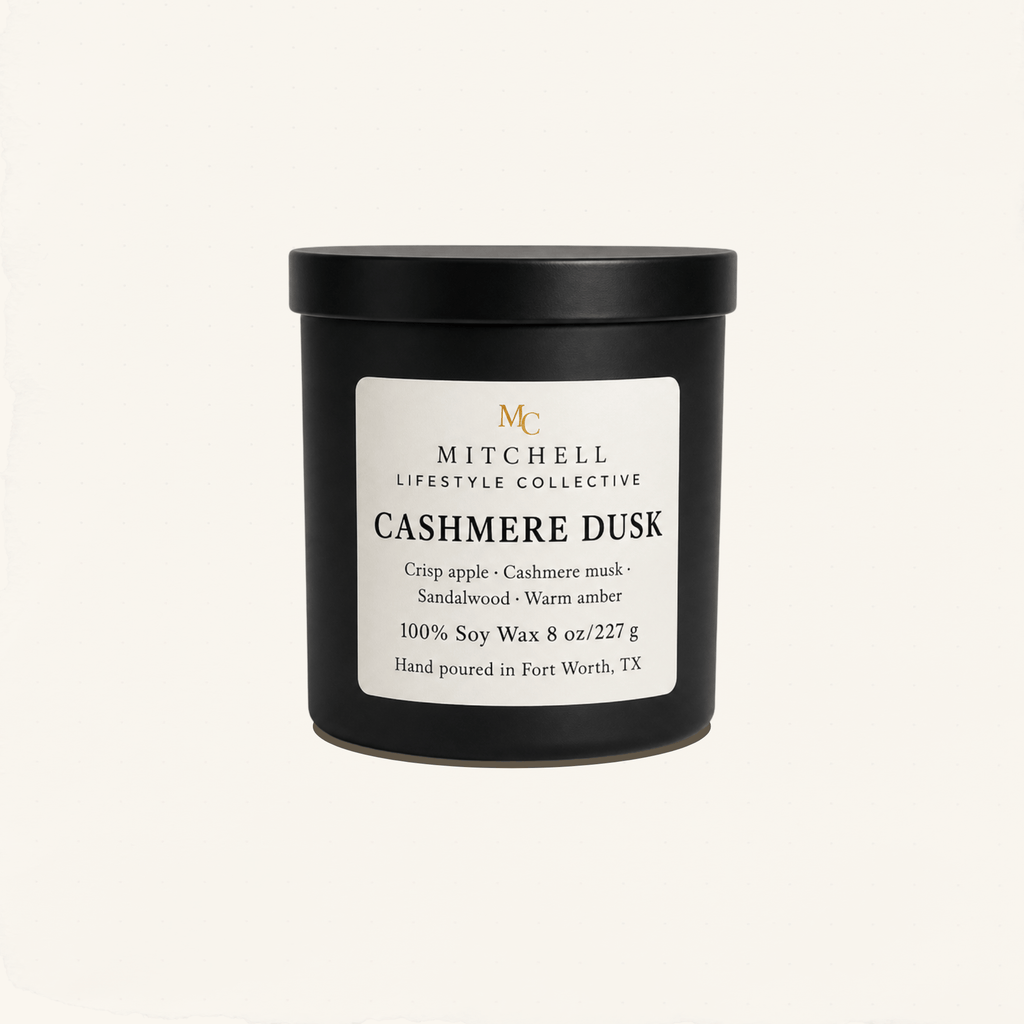 Cashmere Dusk Soy Candle | Cashmere & Crisp Apple