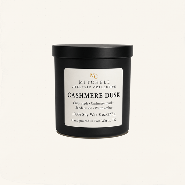 Cashmere Dusk Soy Candle | Cashmere & Crisp Apple