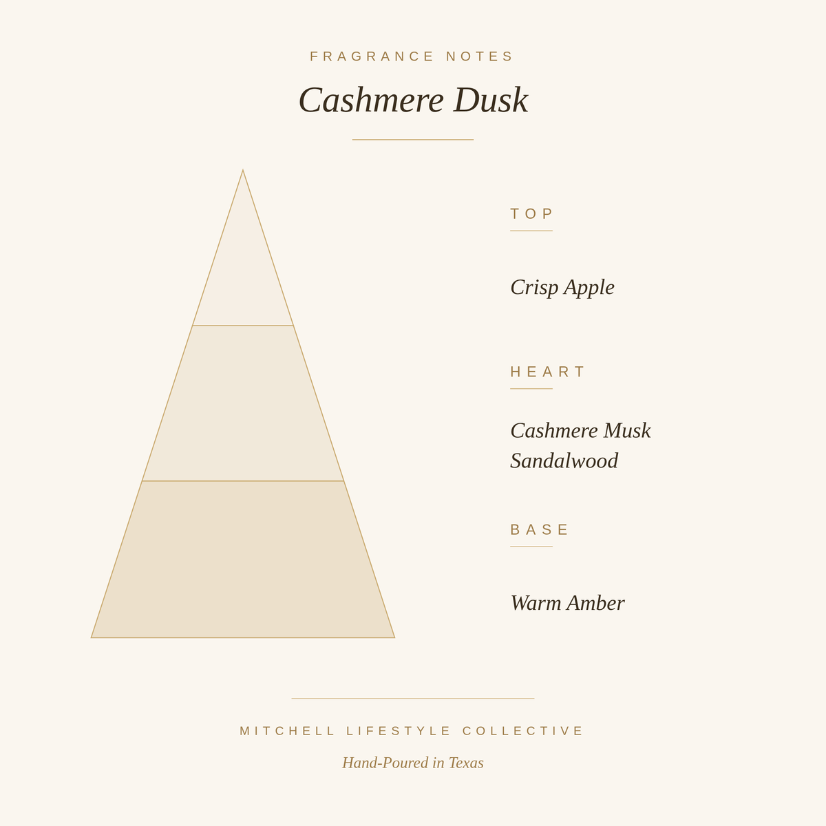 Cashmere Dusk Soy Candle | Cashmere & Crisp Apple