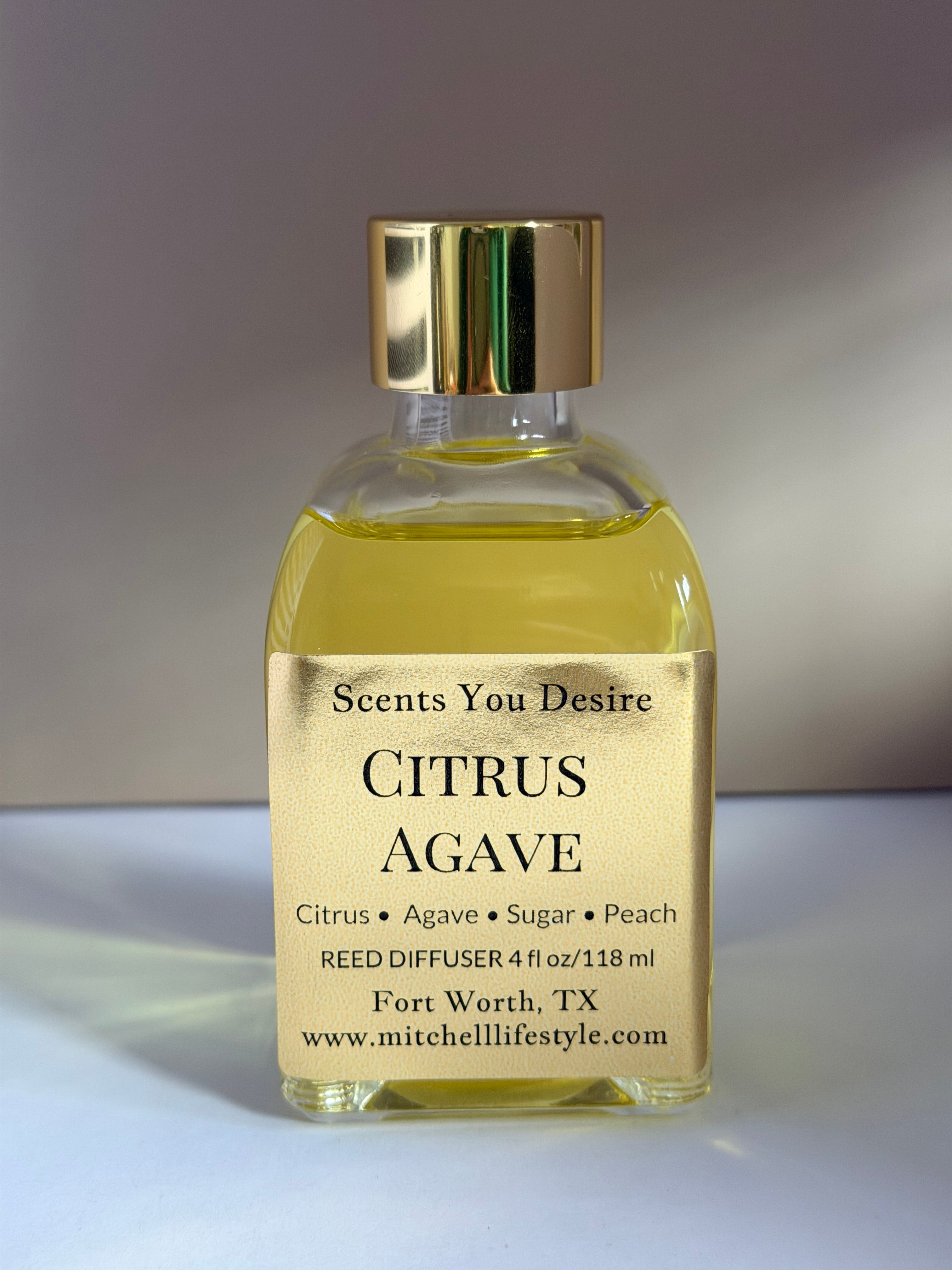 Citrus Agave Reed Diffuser | 4 oz | Scents You Desire