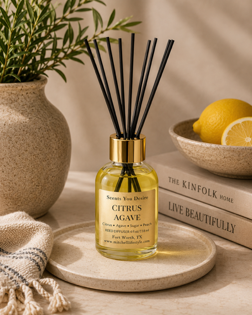 Citrus Agave Reed Diffuser | 4 oz | Scents You Desire