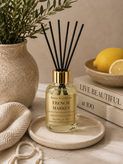 French Market Reed Diffuser | 4 oz - Scents You Desire