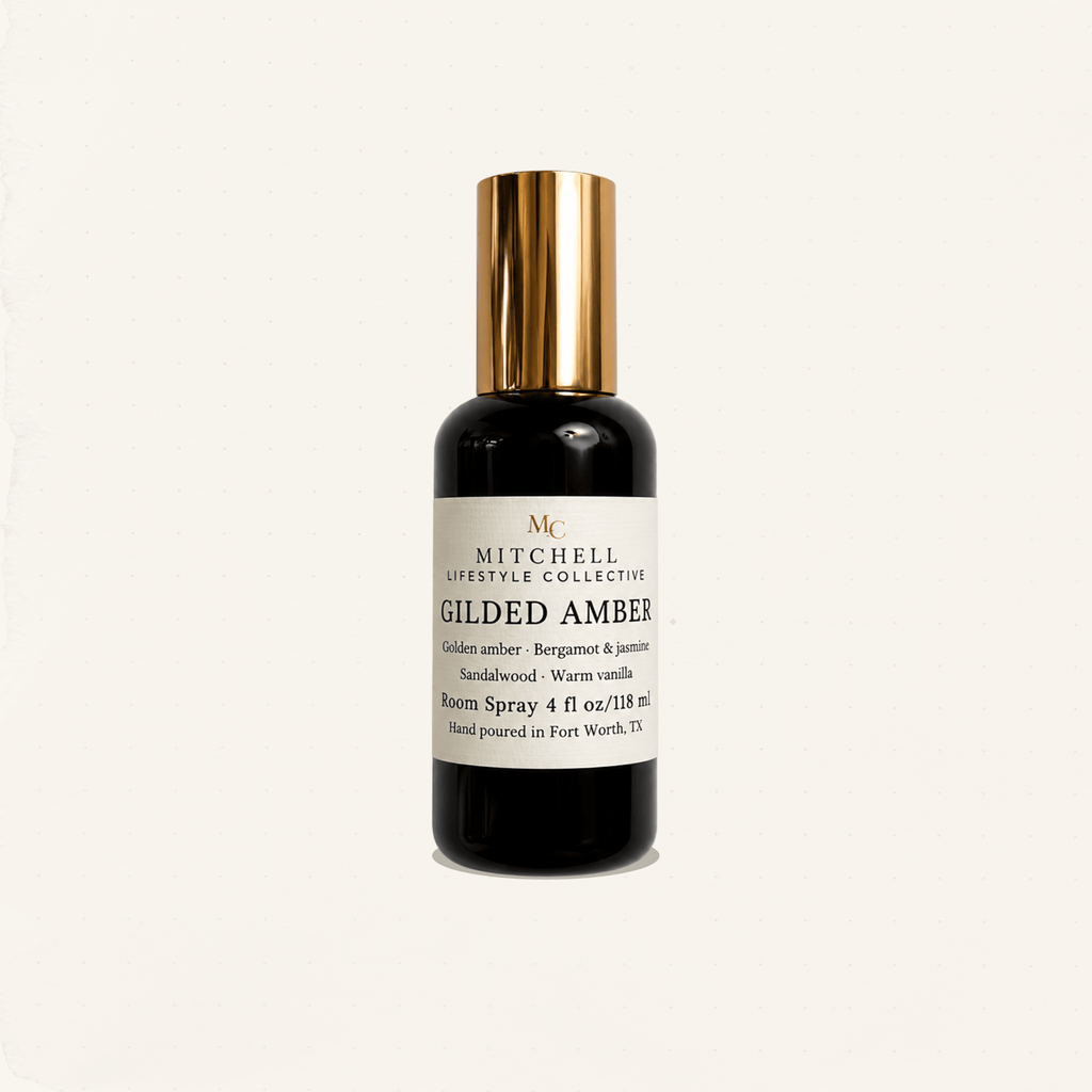Gilded Amber Room Spray | Warm Amber & Woods