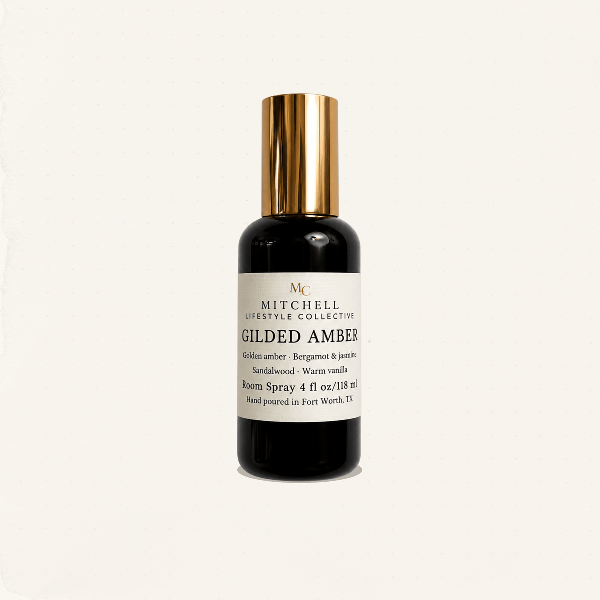 Gilded Amber Room Spray | Warm Amber & Woods