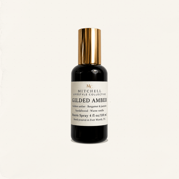 Gilded Amber Room Spray | Warm Amber & Woods