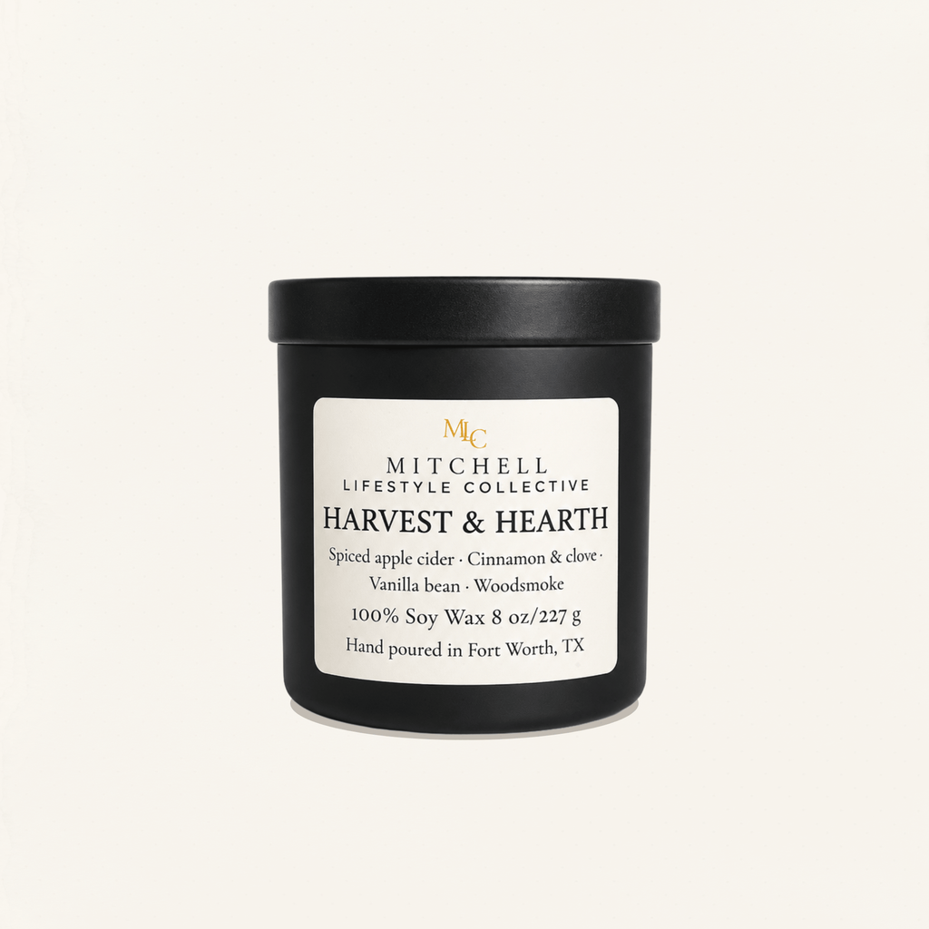Harvest & Hearth Fall Soy Candle | Warm Spice & Smoked Woods
