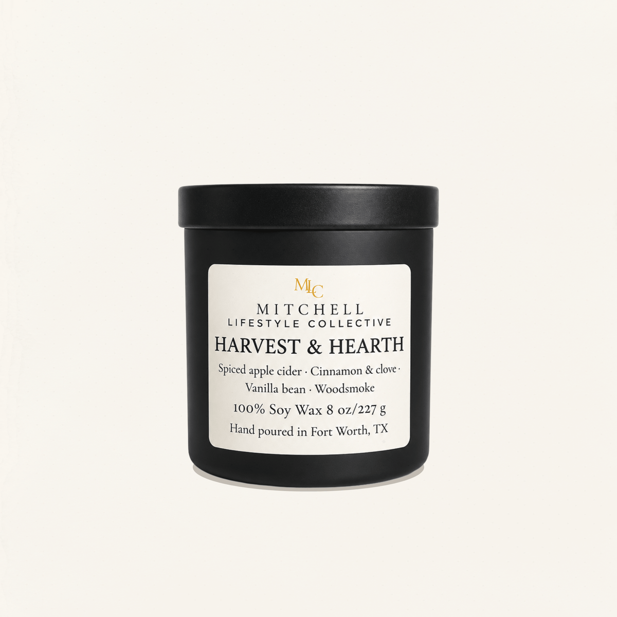 Harvest & Hearth Fall Soy Candle | Warm Spice & Smoked Woods