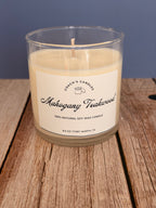 Mahogany Teakwood Soy Candle| 8.5 oz - Coach's Candles