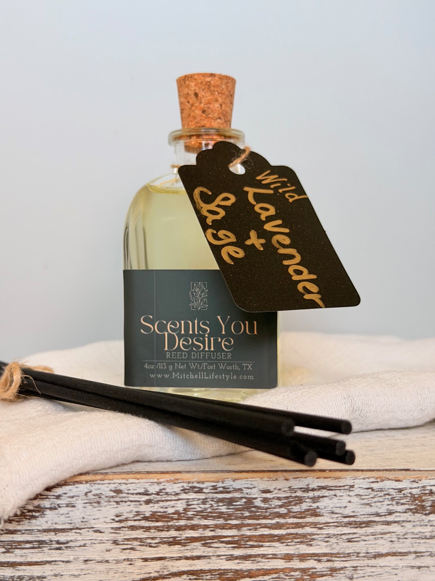 Wild Lavender and Sage Reed Diffuser | 4 oz - Scents You Desire