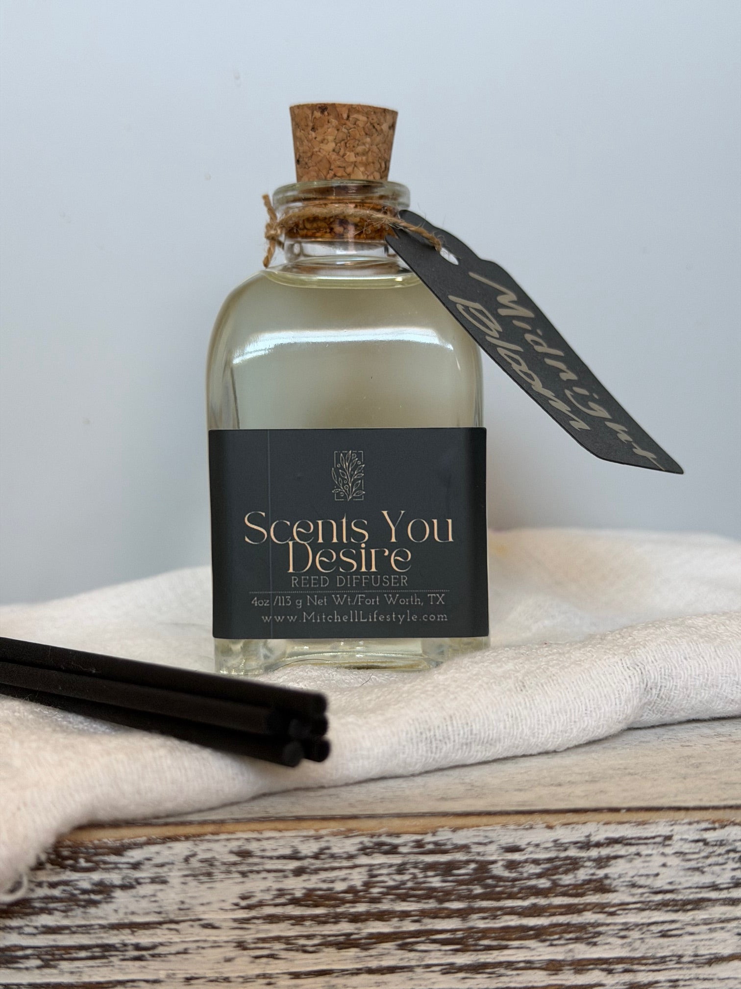 Midnight Bloom Reed Diffuser | 4 oz - Scents You Desire