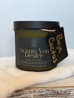 Baja Cactus Luxury Soy Candle| 8 oz - Scents You Desire
