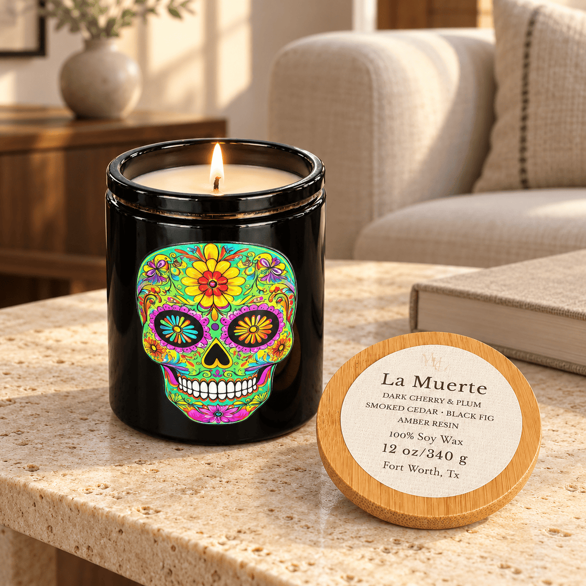 La Muerte Soy Candle | Day of the Dead Limited Edition