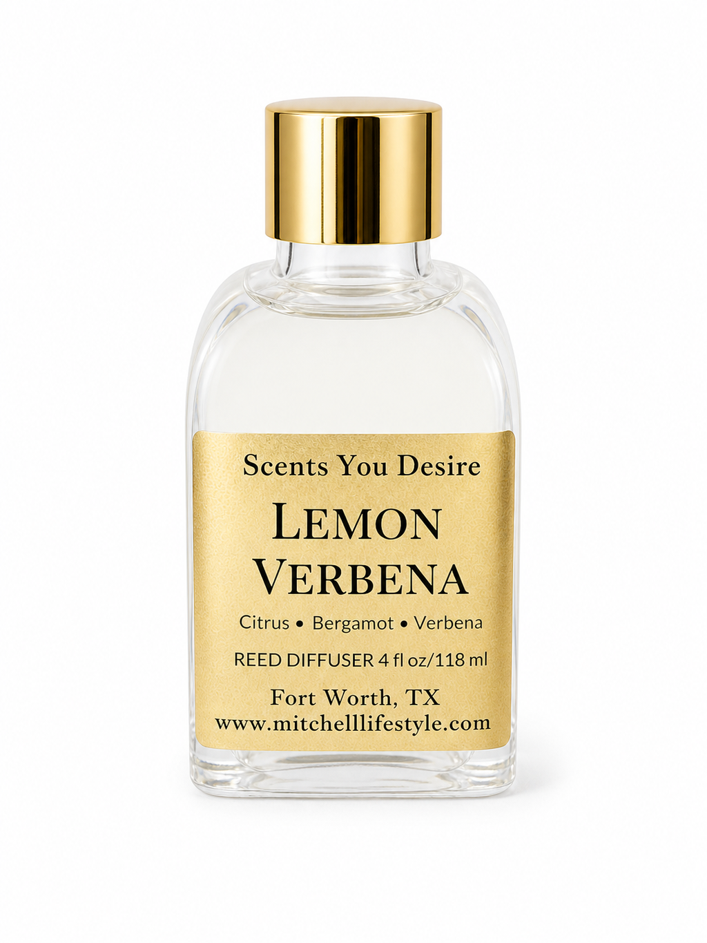 Lemon Verbena Reed Diffuser | 4 oz - Scents You Desire
