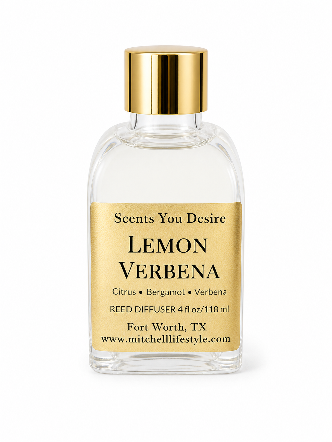 Lemon Verbena Reed Diffuser | 4 oz - Scents You Desire