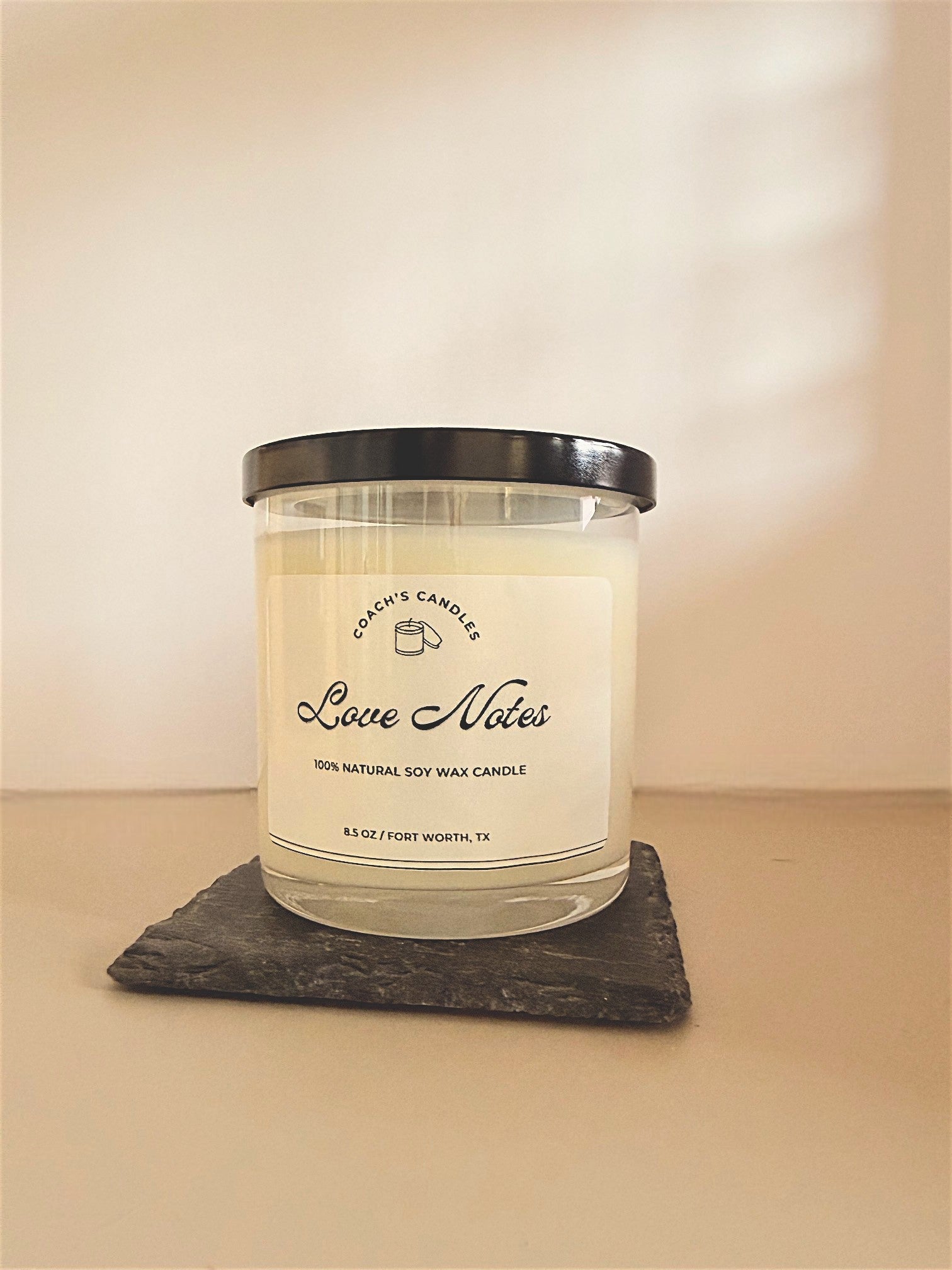 Love Notes Soy Candle| 8.5 oz - Coach's Candles