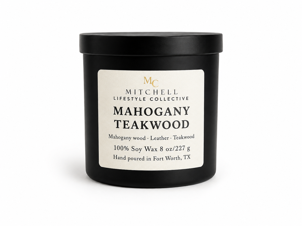Mahogany Teakwood Soy Candle