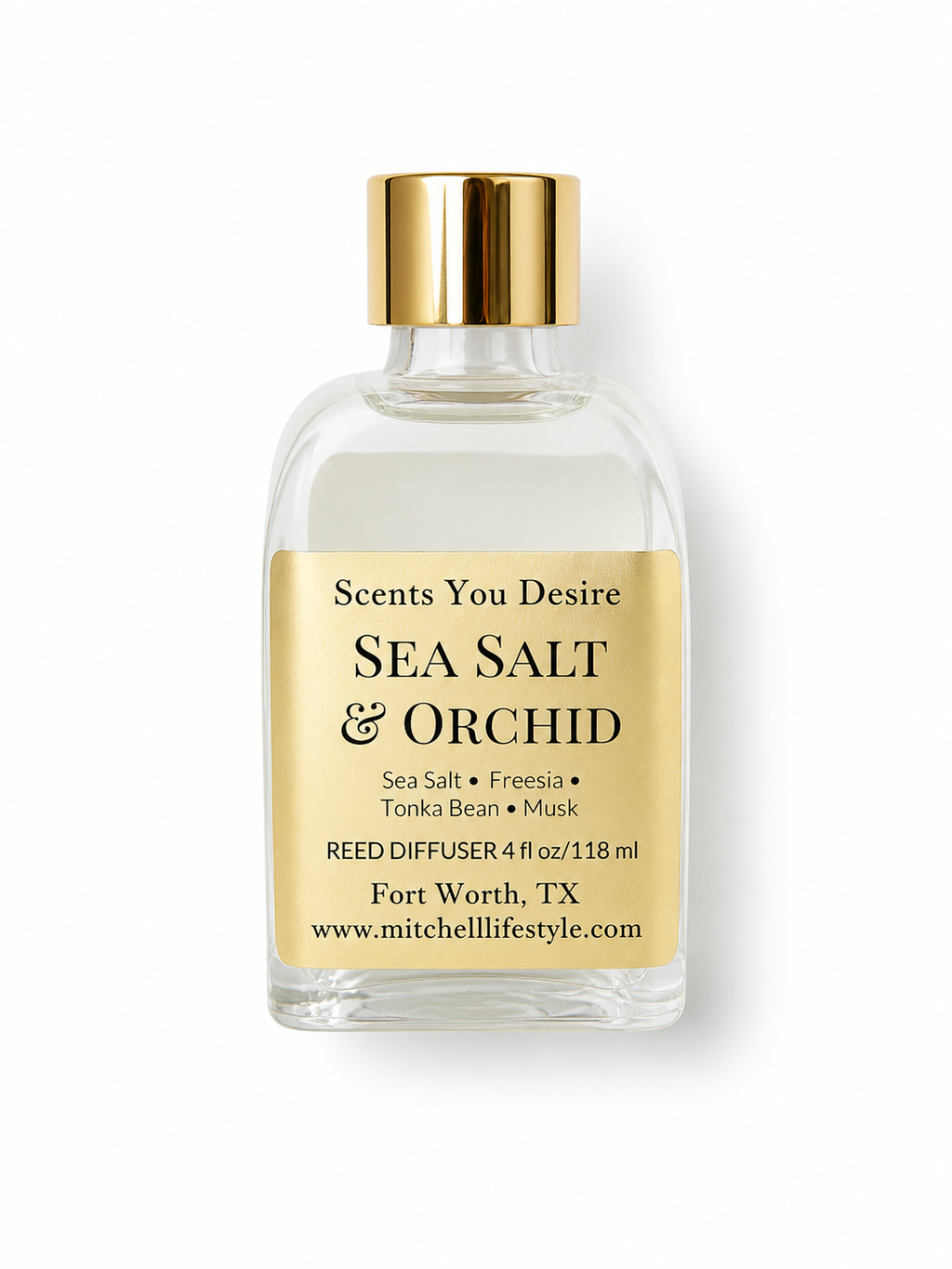 Sea Salt & Orchid Reed Diffuser | 4 oz - Scents You Desire