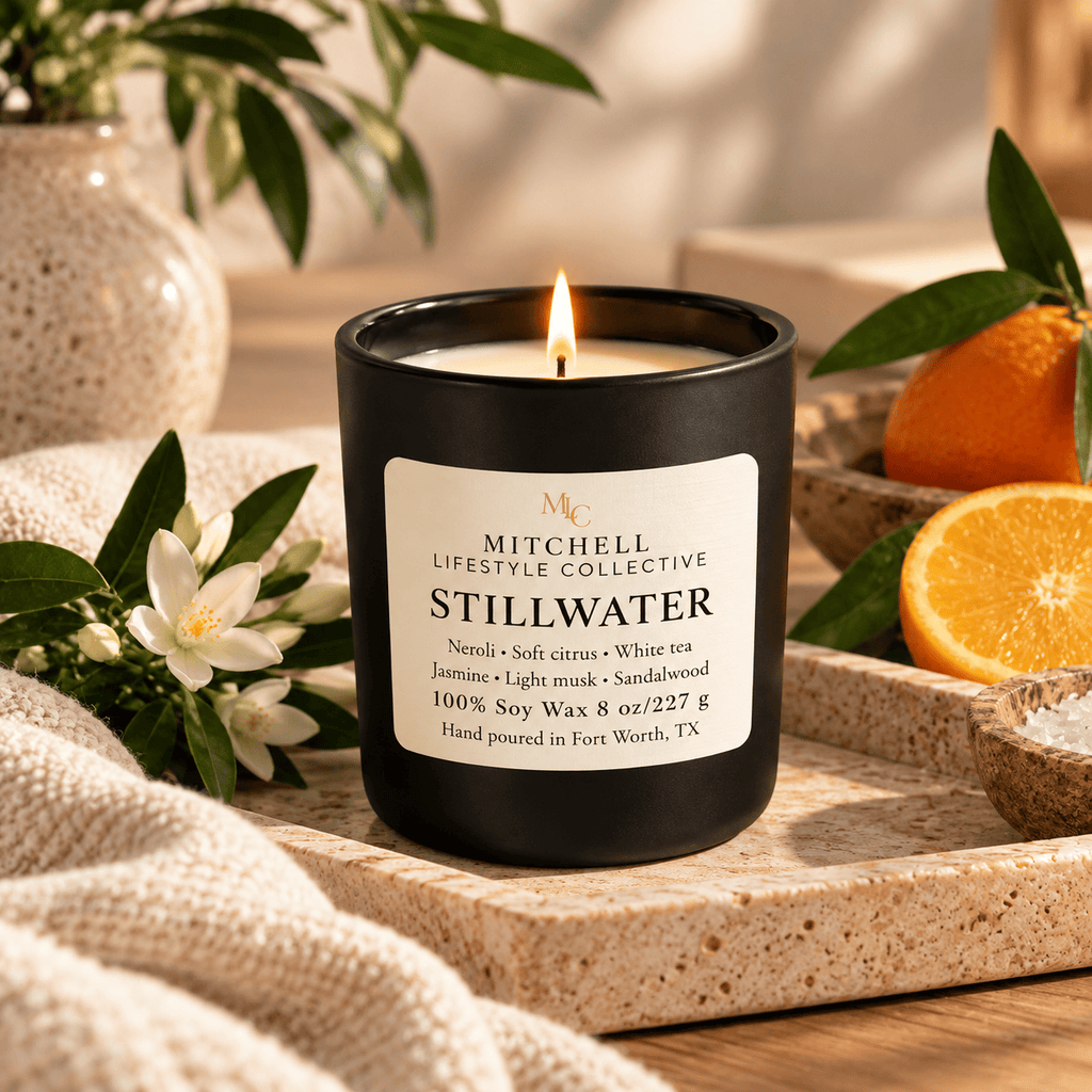 Stillwater Soy Candle | White Tea & Neroli