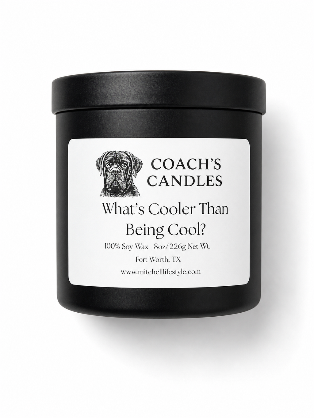 What's Cooler Than Being Cool? Soy Candle | 8.5 oz | Coach's Candles
