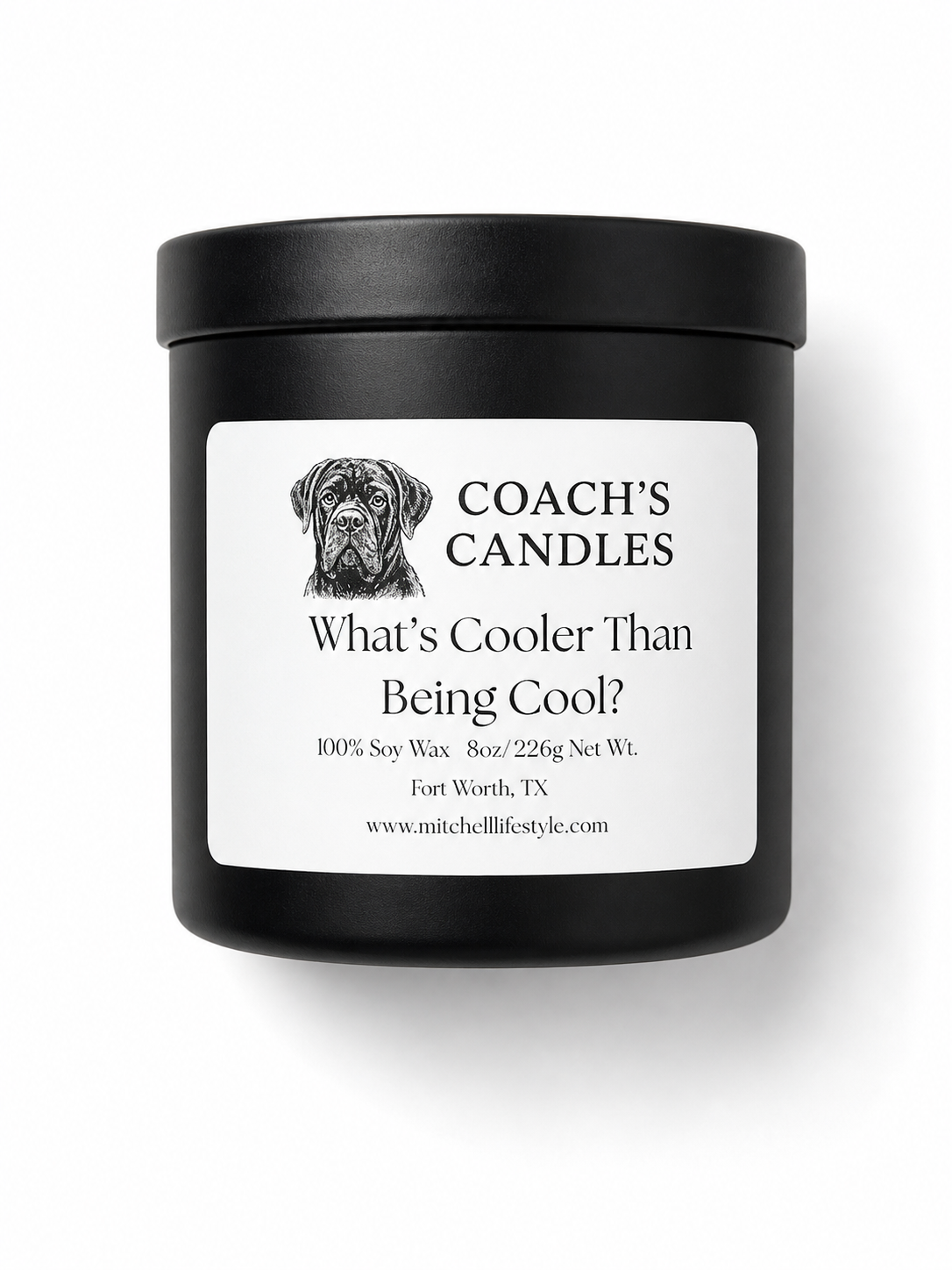 What's Cooler Than Being Cool? Soy Candle | 8.5 oz | Coach's Candles
