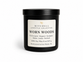 Worn Woods Soy Candle | Leather & Green Woods