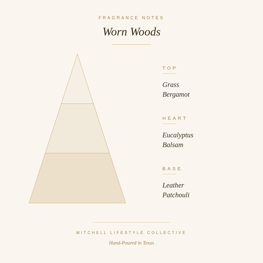 Worn Woods Luxury Soy Candle| 8 oz - Scents You Desire